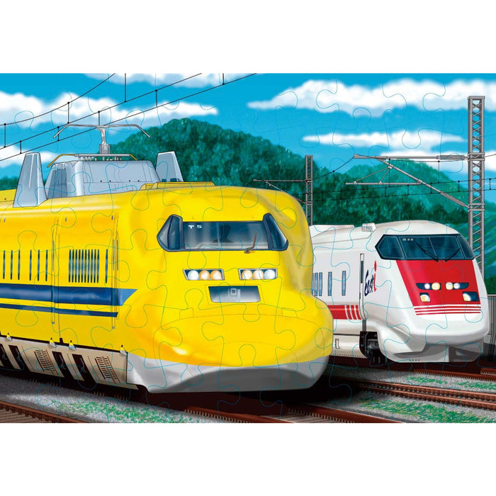 【KUMON TOY】くもんのジグソーパズル　STEP4 がんばれはたらく電車・列車